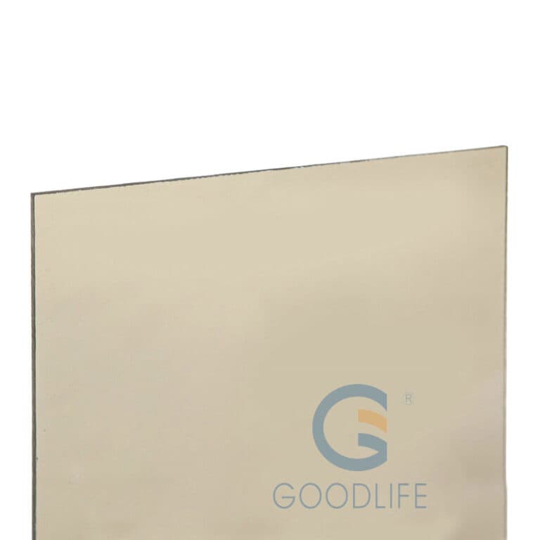 Bronzefarbene 4 mm Polycarbonat-Massivplatte für Sonnenschutz und Schlagfestigkeit