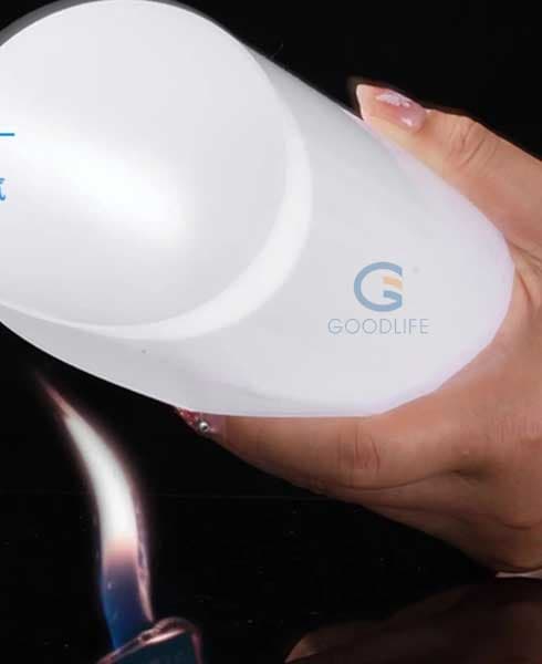 Polycarbonat-Lichtdiffusorplatte über offener Flamme – selbstverlöschendes B1-Brandschutzmaterial