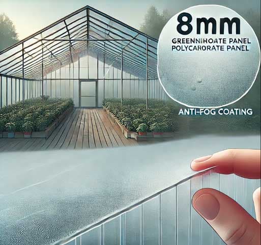 Schritt-für-Schritt-Montage der 8 mm Antitropf-Seite nach innen für Gewächshaus-Feuchtigkeitskontrolle