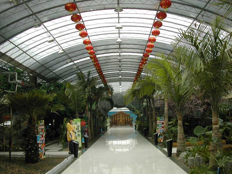 Nanguo Fengguang Ökologischer Park in Yuncheng, Shanxi – 10.000 m² mit 16 mm Dreifachstegplatten