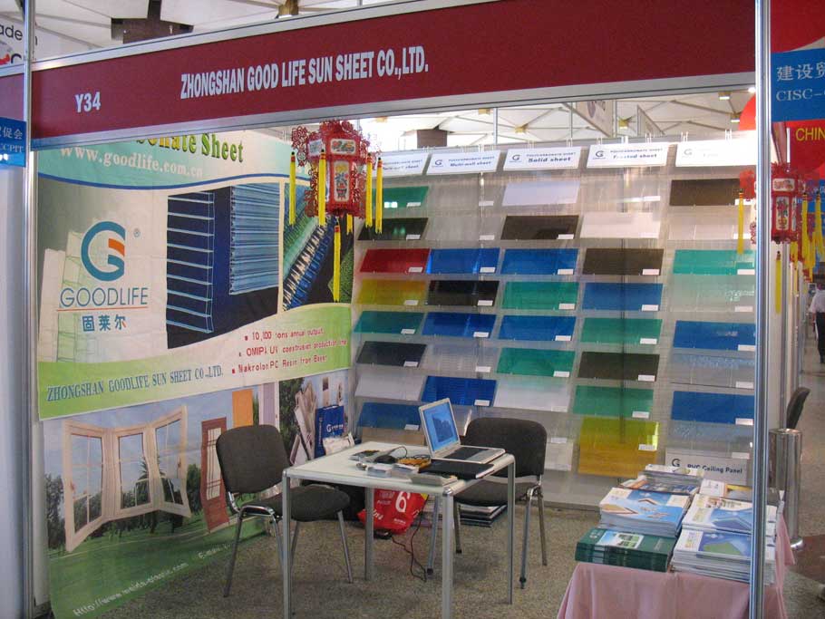 Frontansicht des Goodlife-Messestandes in Ägypten