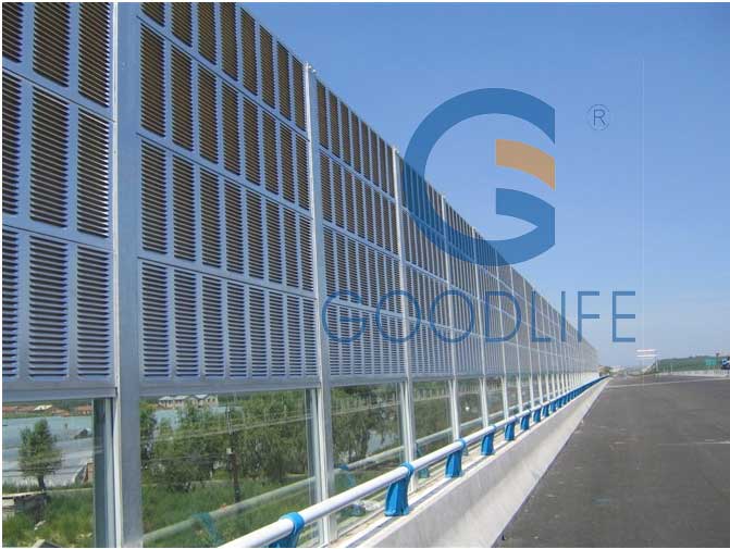 3mm solid polycarbonate sheet installed on a highway sound insulation wall project in Japan