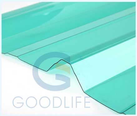 90 % Lichtdurchlässigkeitstest der GOODLIFE klaren Polycarbonat-Wellplatte