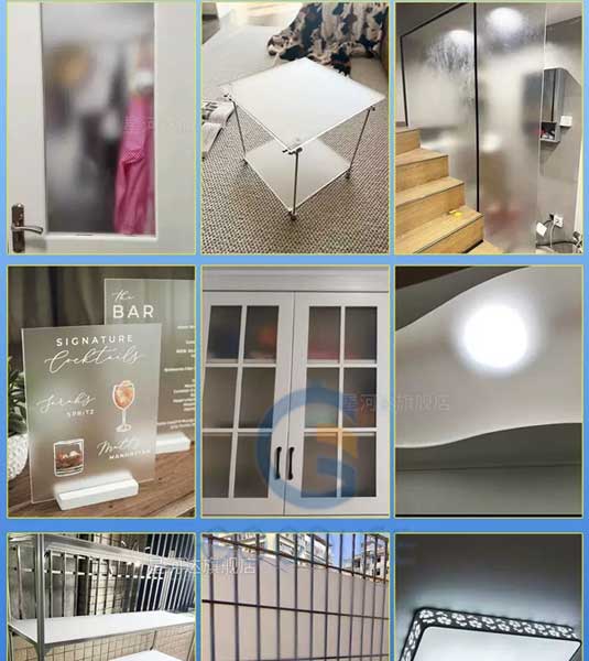 Vielseitige Anwendungen satinierter Polycarbonatplatten in Badtrennwänden, Duschkabinen und Sichtschutzwänden