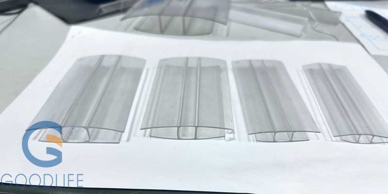 Reihe transparenter Polycarbonat H-Profil-Verbinder – durchgängiger UV-Schutz für 10+ Jahre Lebensdauer